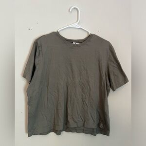 H&M cropped basic tee